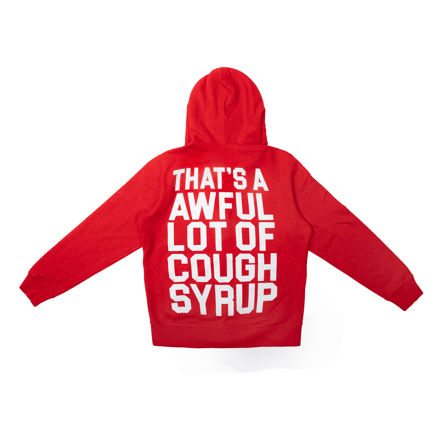 Red Rhinestone Hoodie