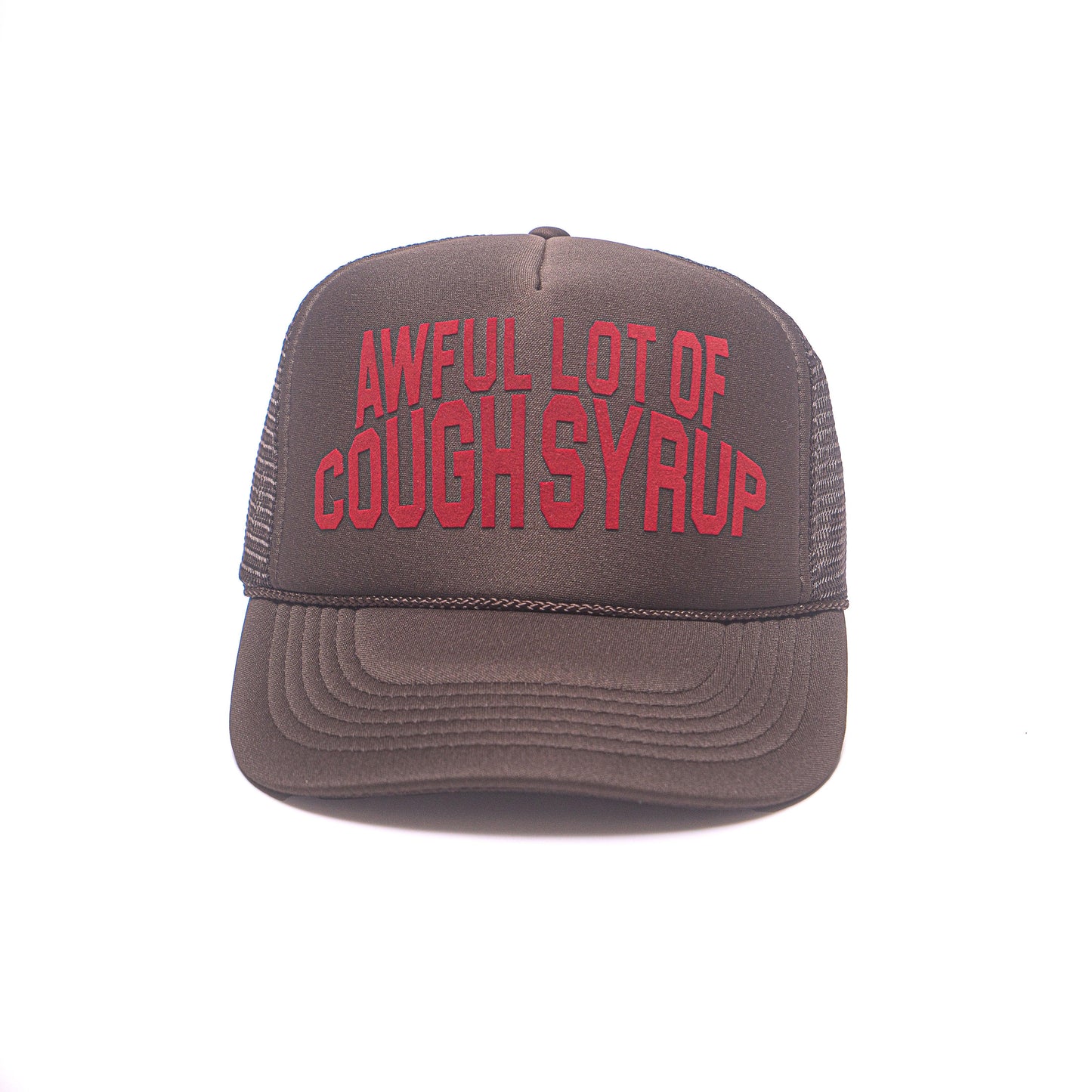 Cough Syrup Trucker Hat By Desto Dubb