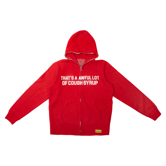 Red Rhinestone Hoodie