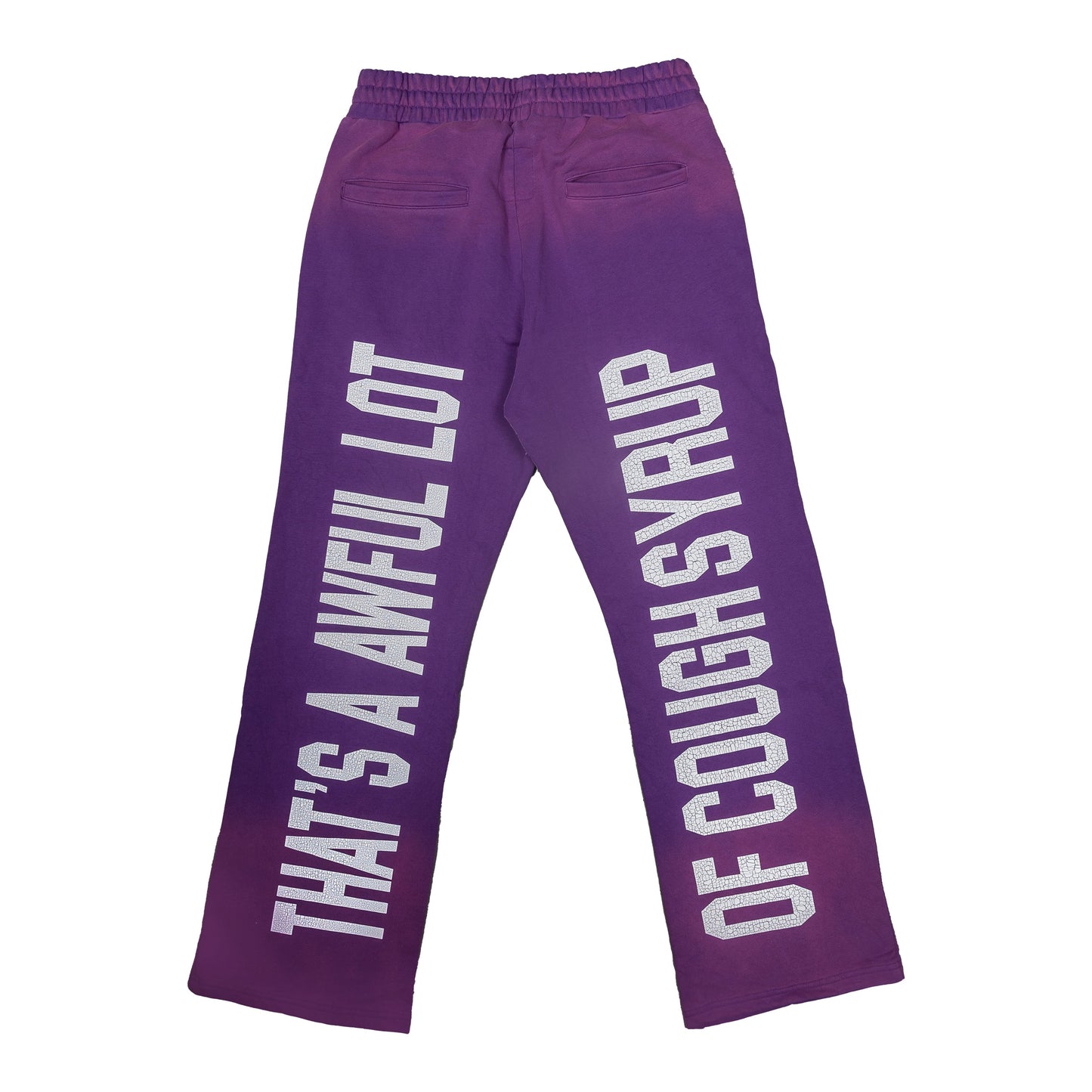 Sun Dyed Flare Sweatpants